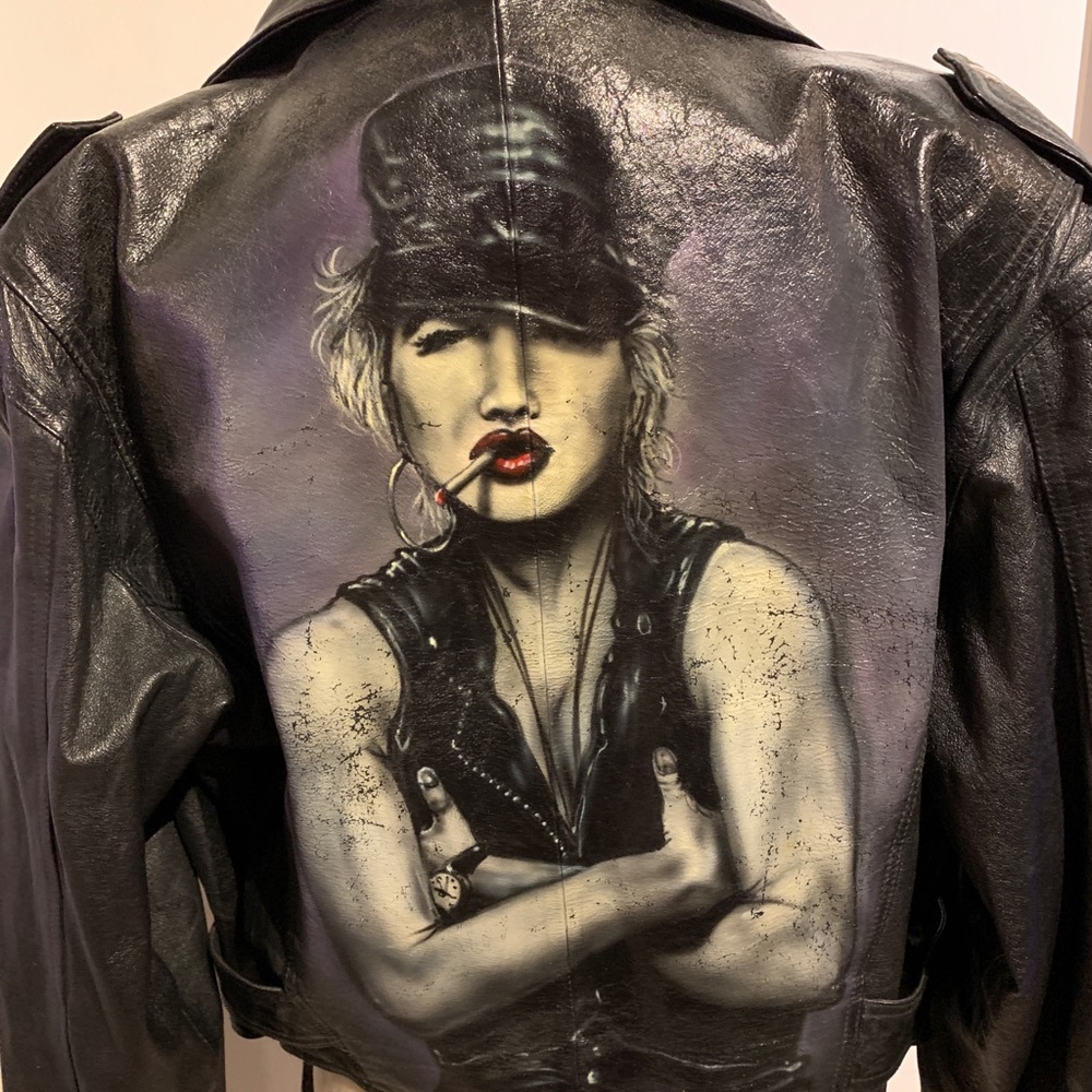 Madonna custom leather jacket